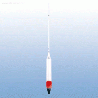 Alla High Precision Alcohol Hydrometer, with Certificate of Conformity With certi., 0.1% Vol, 0~100% Vol., 초정밀 주정계