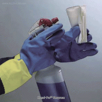 Ansell® Chemi-ProTM Neoprene & Latex Coated Glove, Textured, L320mm With Cotton Lined, Immersion, KOSHA Certified, 네오프렌 & 라텍스 이중코팅 내화학장갑