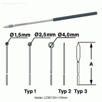 Bochem® High Grade Aluminium Holder and Stainless-steel Loop·Needle·Lancet Suitable for Inoculating, 고품질 알루미늄 홀더와 스텐 루프·니들·란셋