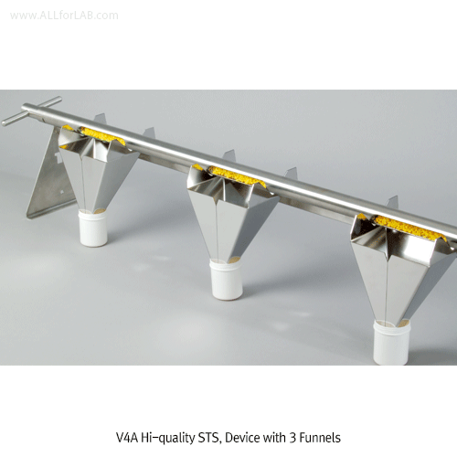 Burkle® Zone Sampler, for Powder & Grains, with Rotary Handle, Φ25mm, L 0.5~1.5m Made of Aluminum·Stainless-steel·PTFE, Autoclavable, 존 샘플러, 분말/곡물용