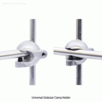 Universal Globular Connector, Cast-Aluminium, Grip Capa. Φ12/13mm Multiuse (T Cross or Parallel) Connection, with Hexagon Socket Screw for L-Wrench, 만능 소/원형 클램프 홀더