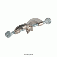 SciLab® Clamp Holder, Nickel-plated steel, Grip Capa. Φ19mmSuitable for Fixed 90° Angle, S-type, , 클램프 홀더