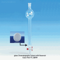 SciLab® DURAN glass Chromatography Column, with Reservoir & PTFE Stopcock, 24/40With PTFE Cock Bore Φ2.5mm, Effective Tube-id Φ13.4~63.6/height 500mm, 리저버형 크로마토 칼럼