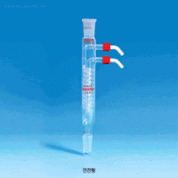 SciLab® Glass Dimroth Condenser, Safety “Screw-On” PP Connections & JointsWith Interchangeable-Safety PP Screw GL14 Hose Connector and Joint, “Safety-model”, 딤로드/환류 냉각기