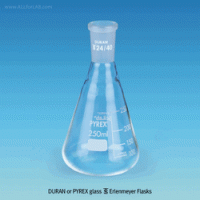 Premium DURAN-glass Joint Erlenmeyer Flask, with ASTM or DIN Joint, 25~2,000㎖ With Graduation, 조인트 삼각 플라스크