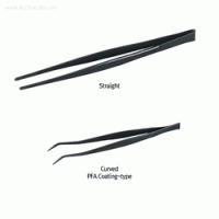 Premium PFA Coated Stainless-steel Tweezers, Straight- & Curve-type Chemical Resistance, SS410, PFA 코팅트위저/핀셋