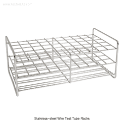 SciLab® Stainless-steel Wire Test Tube Rack, for Φ11~Φ30mm Tubes of 0.5~50㎖ Ideal for Water Bath and Temp-Resistance, 8·16·18·40·50·100-Hole, 스텐선 시험관랙