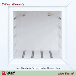 SciLab-brand® 1,000℃ Programmable Digital Muffle Furnaces,“WiseTherm® SFX”, Exposed Heating Elements-type with Digital PID Control, Short Heat-up Time, Ceramic Fiber, 4-Side Heating, with Ceramic Fiber Plate, 3~63 Lit 디지털 전기로, 디지털 PID 컨트롤 시스템, 4면 가열 방식, 히