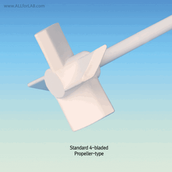 SciLab® Premium PTFE Stirring Shaft, with Stainless-steel Insert, for Overhead Stirrers, Rod Φ8~14×L500~1100mm Ideal for PURE Working & Universal-use of Wide-range Speed & Viscosity, Chemically Inert, -200℃+280℃-stable, PTFE 교반봉/임펠러