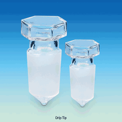 DIN Joint Stopper, Hollow Hexagonal Head, Boro-glass 3.3With Flat-bottom or Drip Tip-bottom, DIN조인트 글라스 스토퍼