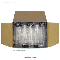 SciLab® 12~40㎖ Screwcap Centrifuge Tube, with Amber Graduation(Conical-type) With or Without Teflon Line Screwcap, 글라스 원심관