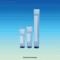 CryoTain TM 1.2~5㎖ 2D Bottom Barcoded PP Sterile Cryovial, External/Internal Thread, Self-standingFree of DNase · RNase · Endotoxin-free, Irradiation Sterilization, -196~+121℃ ,2D바텀 바코드 멸균 냉동 바이알