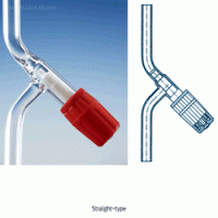DURAN® Universal Stopcock, GU® Borosilicate Glass 3.3 GU® with PTFE Needle-valve, -40℃+200℃, 다용도 Teflon 니들밸브/콕