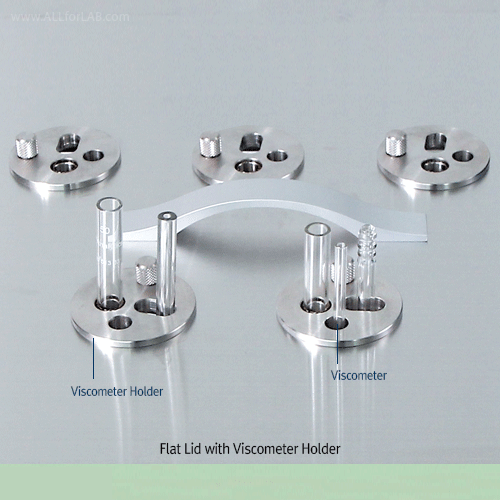 DAIHAN® Digital Precise Viscosity Bath “WVB” , Useful 5×Viscometer, Max. 30Lit/min, up to 100℃, ±0.1℃With 5 Holes Stainless-steel Lid for Viscometer Holder, Available Reverse & Routine-type Viscometer, Transparent Window투시형 정밀 점도 항온수조, 5× 점도계 사용가능, 디