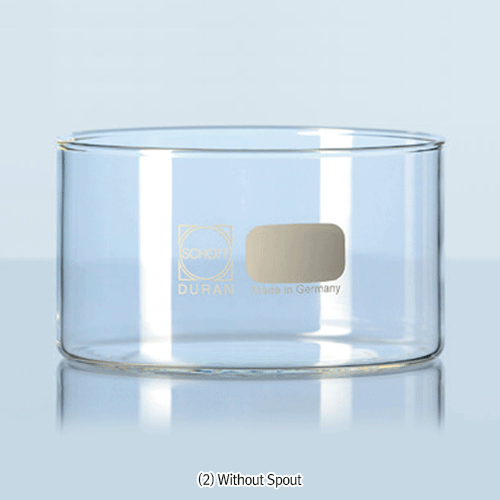 DURAN® Premium Crystallizing Dish, Borosilicate Glass 3.3, 20~3,500㎖ 결정/크리스탈라이징 디쉬, 글라스
