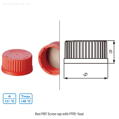 DURAN® “Leak-Proof” High-grade Lab Bottle with 3mm-thick PTFE/Silicone Septa-Sealed Cap, 10~20,000㎖Ideal for Chemical Resist & Durability, Boro-glass 3.3, with DIN GL25~45 Screw & Graduation, Autoclavable, “ 리크프루프 ” 랩바틀, 내약품용에 최적