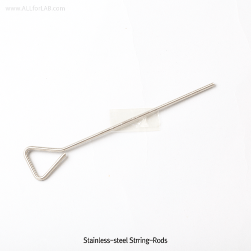 Hammacher® Premium Cell Spreader/Stirring Rod, Stainless-steel, L150 & 195mm For Bacteriological Applications, 삼각 셀 스프레더/교반봉, 다용도, 비자성/비부식 특수스텐