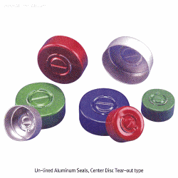 Wheaton®Un-lined Aluminum Seal, ASTM · FDA · USP ·ISO,알루미늄 씰, 셉타/스토퍼는 별도