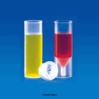 Wheaton® Premium 15mm Plugtop 3 & 4㎖/Φ15×h45mm Autosampler Shell Vials, Glass and PP, Vial & Plug Separately Clear & Amber, for Chromatography, Boro-glass 3.3, 3~4㎖ 프리미엄 플러그탑 오토샘플러 쉘 바이알, 15×45
