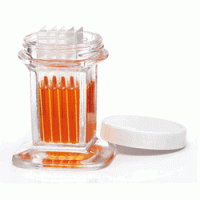 Wheaton® White Screwcap Coplin Staining Jar, Glass, Short- & High-form With PP Screwcap, for 10 Slide of 75×25mm, 글라스 염색밧트, PP캡 포함