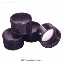 Wheaton® Black Phenolic Screwcaps, Autoclavable, ASTM·EPA·FDA스크류 캡, 바이알 / 바틀 겸용, 흑색 페놀 재질, 내열·내약품성 우수