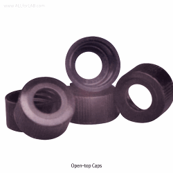 Wheaton® Black Phenolic Screwcaps, Autoclavable, ASTM·EPA·FDA스크류 캡, 바이알 / 바틀 겸용, 흑색 페놀 재질, 내열·내약품성 우수