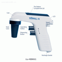 “witeg” Premium Rechargeable Pipet Aid, with LCD Display, for 0.1㎖~100㎖ Pipets, 200g With 6 Different Speed Levels, Light Weight, Rechargeable Battery, 프리미엄급 피펫에이드, 재충전식, KC인증