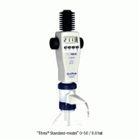 Witeg® Digital Burette, TITREX® Bottle-top, Titration and Dosing Applications, 0 ~ 50 / 0.01㎖ Ideal for Fine(㎕)-adjustment, Perfect Air-purging Mechanism / No Loss of Reagent / Autocalvable Valve Block, 디지털 정밀 자동뷰렛