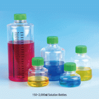 Biofil® PS Sterile Clean Solution Bottle, Ideal for Storage, Engraved or Silk-print Graduated, 150~2,000㎖ With Heavy-wall & Screwcap, Individual Sterile Package, GL45 Screw Tread, -20℃+50℃, 멸균 솔루션 바틀, 개별멸균포장