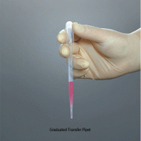 Biofil® Sterile Disposable Transfer Pipet, LDPE, Fine-Graduated, Quality Traceable, 0.2~3㎖ With Batch Certificate, Medical-grade, -50℃+90℃, Translucent, PE 눈금부 트랜스퍼 피펫
