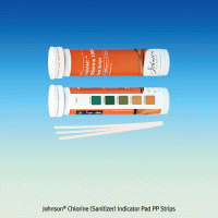 Johnson® Chlorine (Sanitizer) Indicator Pad PP Strip, “Non - Bleed” System, with Certificate of Conformity 3 items : (1) 0~20 ppm, (2) 0~300 ppm & (3) 0~1000 ppm, 염소이온(소독제) 검출용 패드 PP스트립