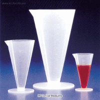 Kartell® PP & PMP Conical Measure, 100~1,000㎖, DIN/ISO, 액량계, 정밀 눈금부