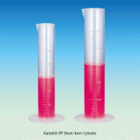 PP & SAN Short-form Cylinder Raised Mold Scale, Round-base, B-class, 10~2,000㎖ PP & SAN 단형 메스실린더, B급
