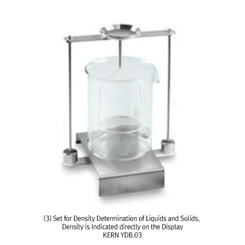 Kern® [d] 0.1mg, max.320g High-Standard Analytical Balance “ABJ”, with Auto Internal Calibration Multi-function : ex. Density-measure, and Glass Draft Shield, 표준분석 / 화학천평, 내부자동보정