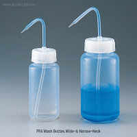 PFA Wash Bottle, Wide/Narrow Neck, Resistance Corrosion, 250~1,000㎖Made of Fluoro resin(Teflon Super PFA), Autoclavable, -200℃+260℃, PFA 세척병