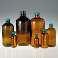Glass Narrow Neck Bottle 세구병, with Teflon Lined Cap