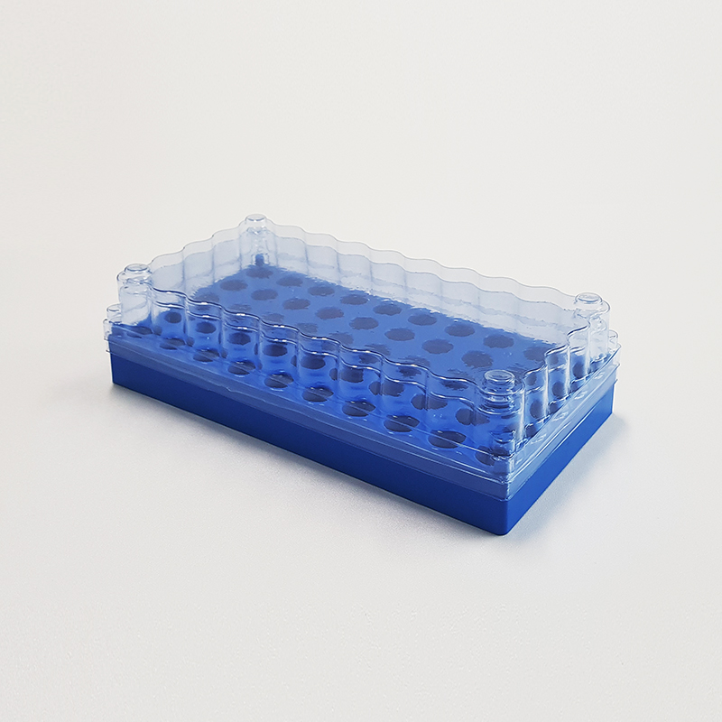 Stackable Vial Rack for Ø12 mm Vial 바이알 랙과 뚜껑