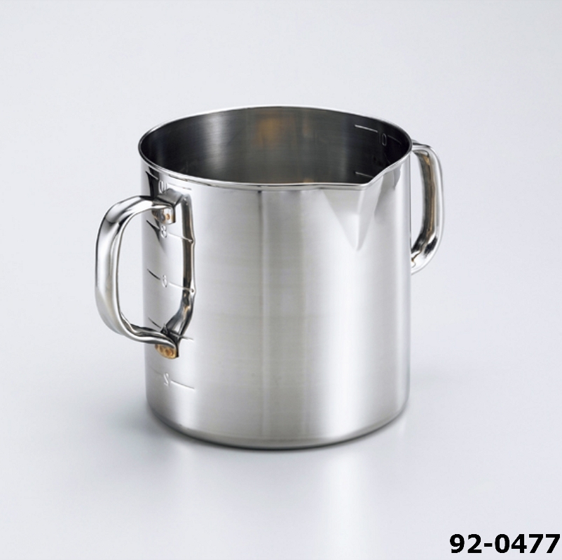 Graduated Stainless Steel Beaker, High-grade 고급형 스테인레스 비이커, 눈금형