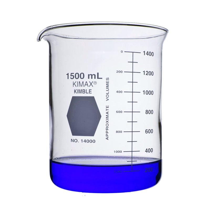 Low Form Griffin Beaker, Kimax® 단형 유리 비이커