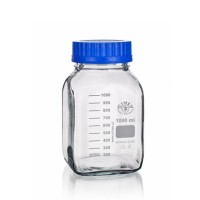 GL80 Wide Mouth Square Laboratory Bottle, Simax® GL80 광구 사각 랩 바틀
