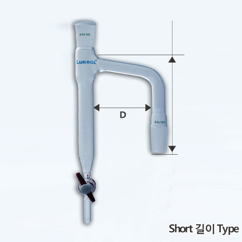 Distillation Receiver, Dean-Stark Trap 코크형 딘스탁 트랩, Moisture Test, LukeGL®