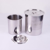 Cylindrical Stainless Steel Container 타원형 스테인레스 용기