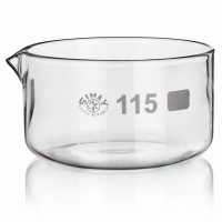 Glass Crystallizing Dish, Simax® 크리스탈 라이징 디쉬, with Spout