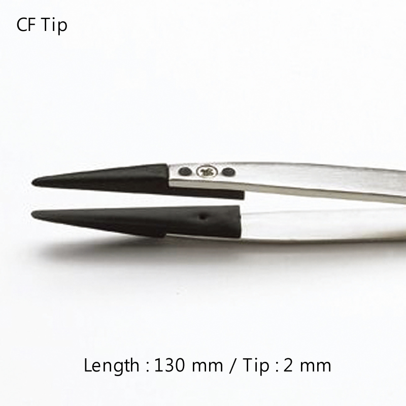 ESD Carbofib Tip Tweezer CF 팁 트위저, Ideal-Tek®,ID-249CF-SA
