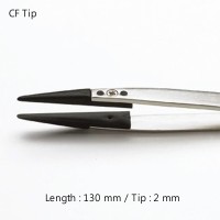 ESD Carbofib Tip Tweezer CF 팁 트위저, Ideal-Tek®,ID-249CF-SA