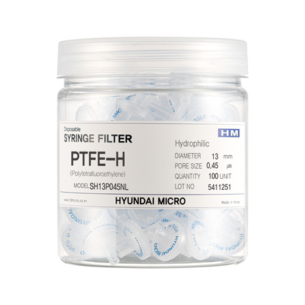 PTFE-H 시린지 필터(현대) SH