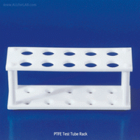 Cowie® PTFE 4~27 hole Test Tube Rack, for Φ8~30mm Tubes, Autoclavable Excellent Chemical Resist, -200℃+280℃, PTFE 시험관용 랙