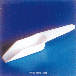 Cowie® PTFE Sample Scoop, Totally Chemical Inert, L140mm Excellent for Chemical and Corrosion resistance, -200℃+280℃, PTFE 시료 스쿠프
