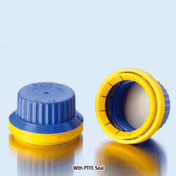 DURAN® 45 PP Tamper-Evident Screwcap, -10℃+125/140℃, Autoclavable Ideal for Storage, Delivery, or Confidentiality of the Expensive or Important Samples, 기밀유지 안전(보안)캡