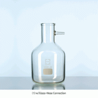 DURAN® Premium 3~20 Lit Filtering Bottle, Boro-glassα3.3 For High Vacuum, Heavy-Duty, 3~20Lit 여과병